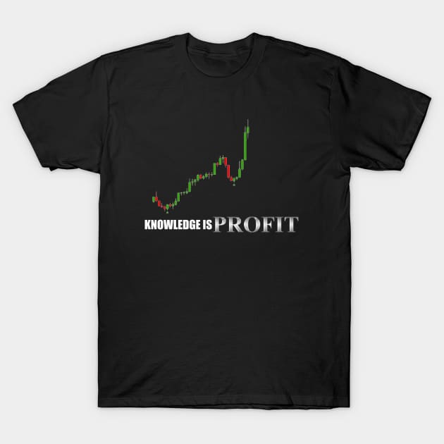 Forex Knowledge is Profit T-Shirt by Proway Design